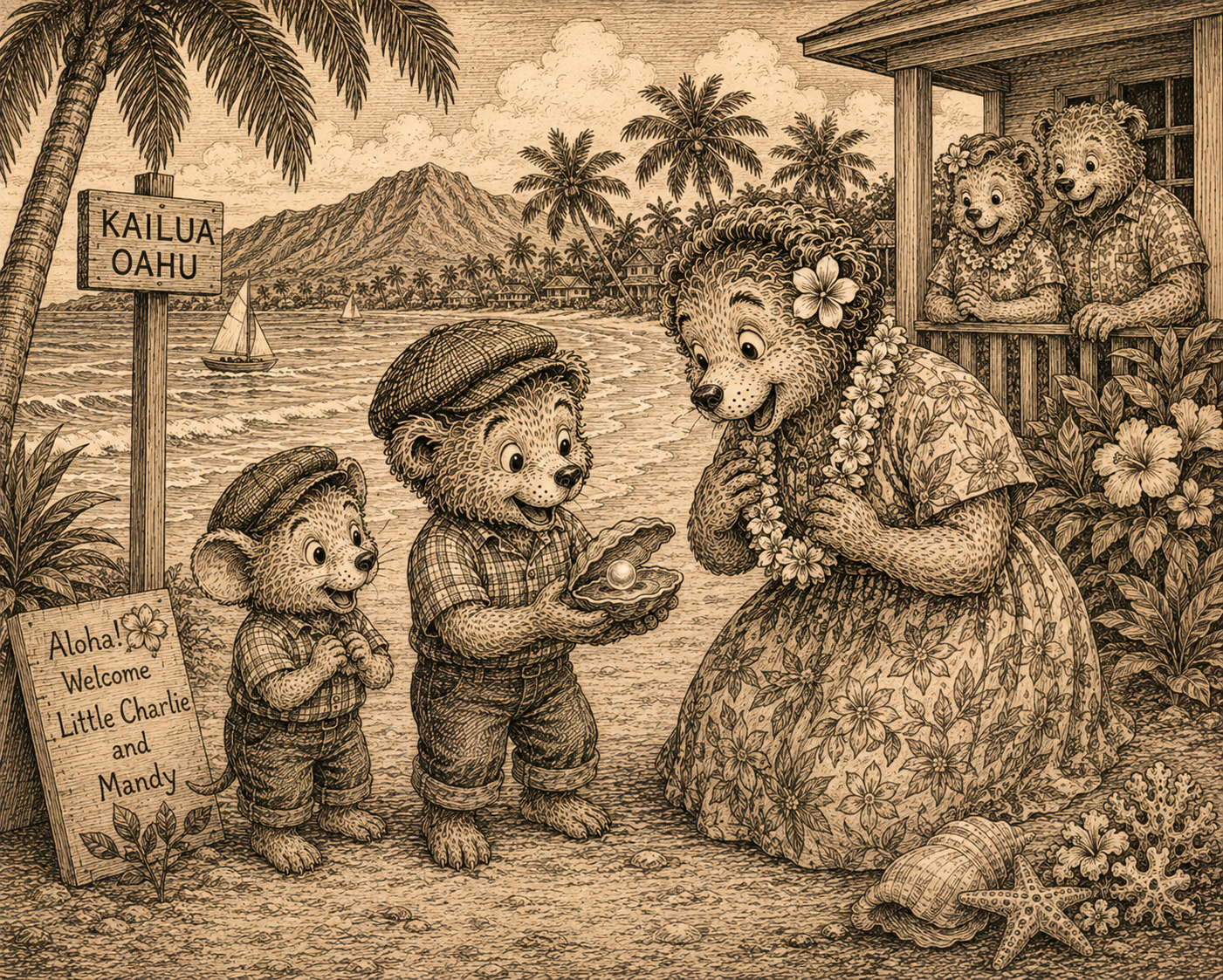 Little Charlie Visits Hawaii