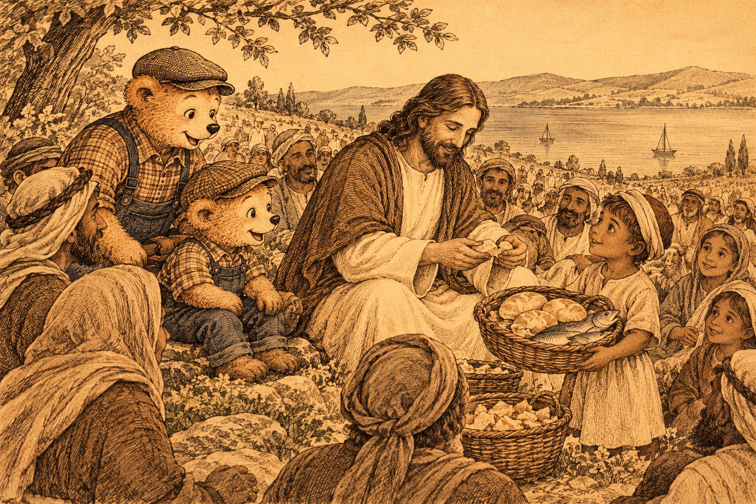 Jesus Feeds Five Thousand