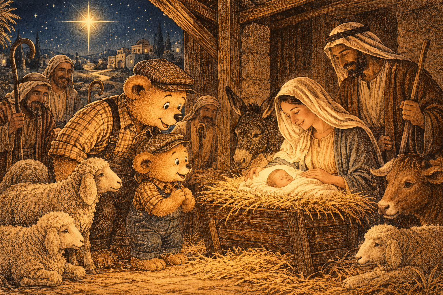 Little Charlie Visits the Christ Child